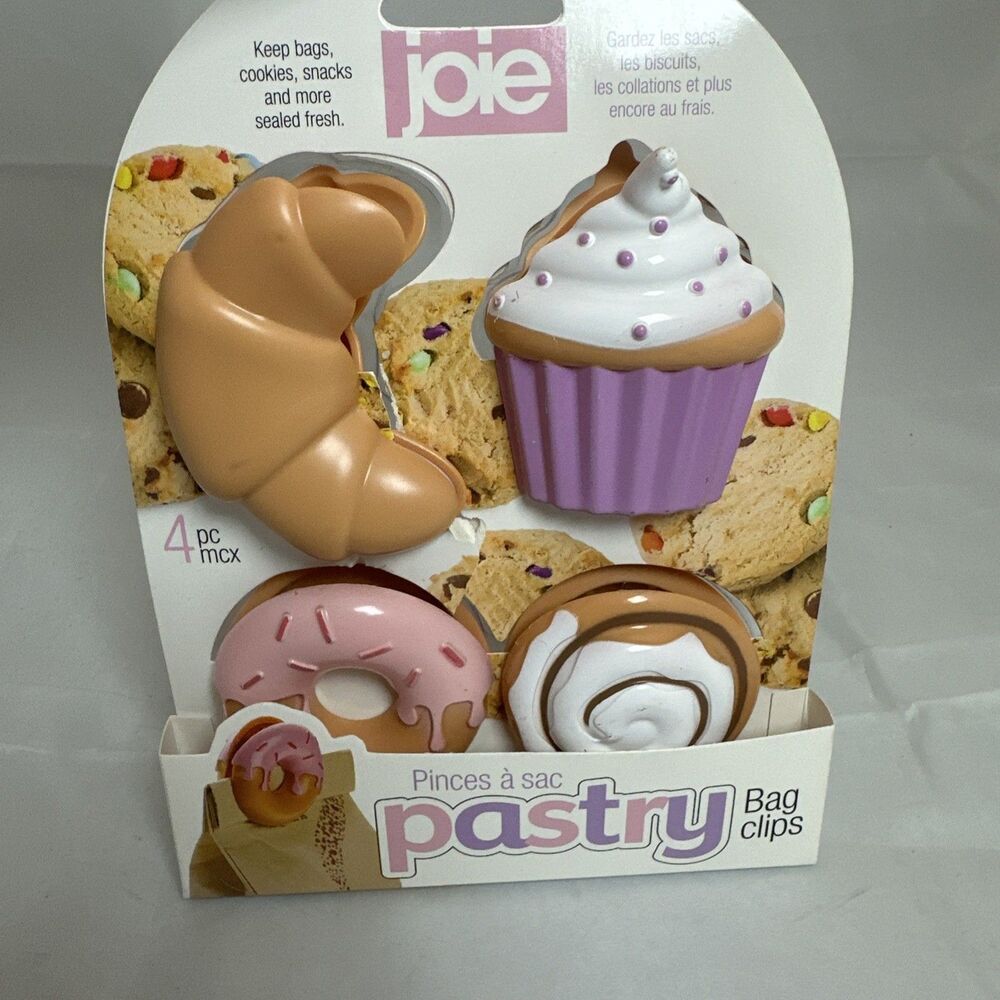Joie Bag Clips – 4 Pack • Cupcake Bag Clips